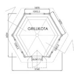 Arnøy grillkåte Eksklusive Med skyroof 9,5m² 24709 7 Arnøy grillkåte Eksklusive Med skyroof 9,5m² 24709 -Hus, Hage & Fritid Salg w1034h1200 1