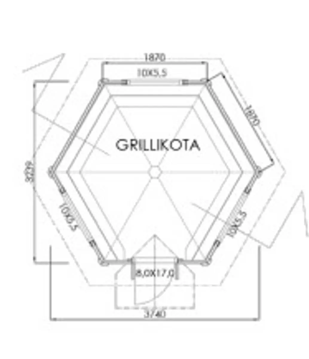 Arnøy grillkåte Eksklusive Med skyroof 9,5m² 24709 5 Arnøy grillkåte Eksklusive Med skyroof 9,5m² 24709 - Bilde 3
