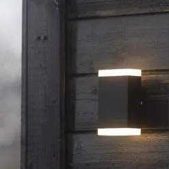 Dover Vegglampe Utendørs Svart 24784 -Hus, Hage & Fritid Salg w1066h1200