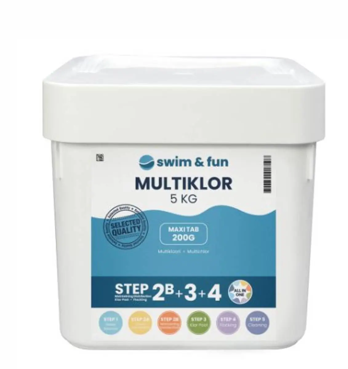 Swim & Fun Multiklor Maxi Tab 200 G, 5 Kg 3 Swim & Fun Multiklor Maxi Tab 200 G, 5 Kg