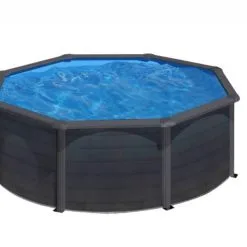 Swim & Fun Basic Basseng Rundt Ø350 X 120 Cm Grafitt -Hus, Hage & Fritid Salg w1200h1011