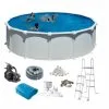 Swim & Fun Basic Basseng Rundt Ø550 X 132 Cm Hvit -Hus, Hage & Fritid Salg w1200h1046 2