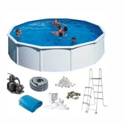 Swim & Fun Basic Basseng Rundt Ø550 X 120 Cm Hvit