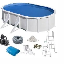 Swim & Fun Basic Basseng Oval 500 X 300 X 132 Cm Hvit