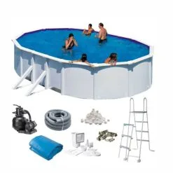 Swim & Fun Basic Basseng Oval 500 X 300 X 120 Cm, Hvit