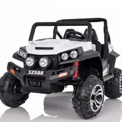 UTV RSX 4WD 2-seter Hvit Elektrisk Bil Til Barn