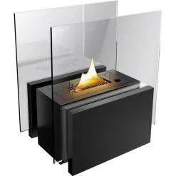 TenderFlame  Frittstående Peis 180 Sort