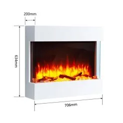 Solegaarden Stryn Vegghengt Elektrisk Peis - 2000 Watt -Hus, Hage & Fritid Salg w1200h1200 162