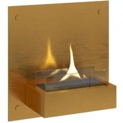 TenderFlame Vegghengt Peis Solo - 90 - 0,5 L Gull