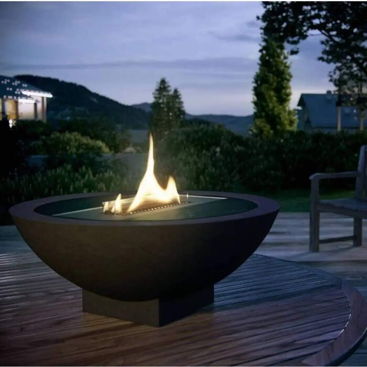 TenderFlame - Utendørs Peis Iris Sort 1,05 Liter 5 TenderFlame - Utendørs Peis Iris Sort 1,05 Liter - Bilde 3