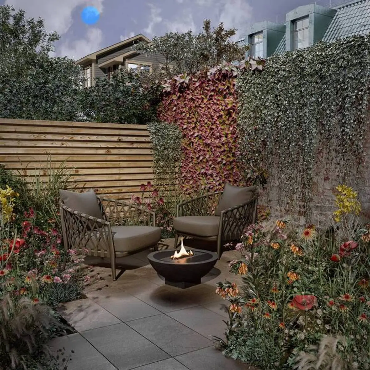 TenderFlame - Utendørs Peis Iris Sort 1,05 Liter 6 TenderFlame - Utendørs Peis Iris Sort 1,05 Liter - Bilde 4