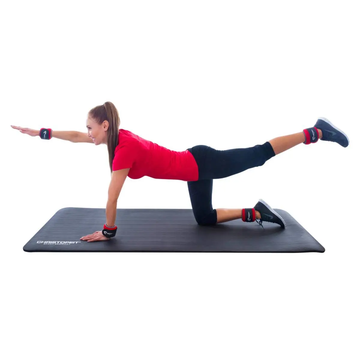 Christopeit Sport Christopeit Vektmansjetter 2 X 0,50 Kg - For Håndledd Og Ankler 4 Christopeit Sport Christopeit Vektmansjetter 2 X 0,50 Kg - For Håndledd Og Ankler - Bilde 2