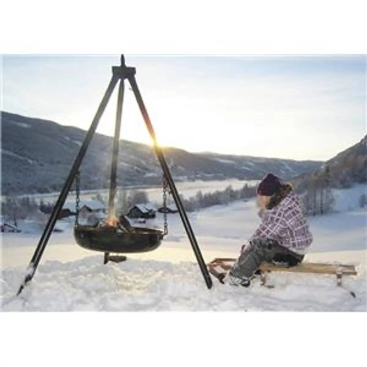 Espegard Bålpanne 60 Cm Med Kaffekjele Kopper Og Kokebok 8 Espegard Bålpanne 60 Cm Med Kaffekjele Kopper Og Kokebok - Bilde 6