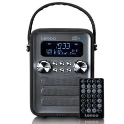 Target Lenco dab Radio PDR-051 Sort Sølv