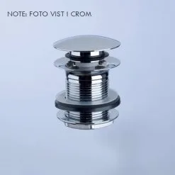 Eico Click-up Messing Med Overflate I Børstet Stål