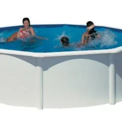 Swim & Fun Basic Basseng Rundt Ø460 X 120 Cm Hvit -Hus, Hage & Fritid Salg w1200h676