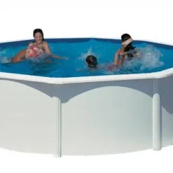 Swim & Fun Basic Basseng Rundt Ø460 X 132 Cm Hvit 7 Swim & Fun Basic Basseng Rundt Ø460 X 132 Cm Hvit -Hus, Hage & Fritid Salg w1200h688 1