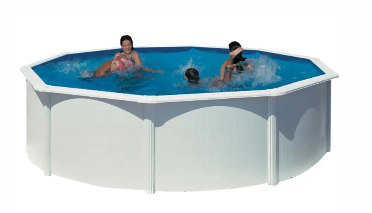 Swim & Fun Basic Basseng Rundt Ø460 X 132 Cm Hvit 5 Swim & Fun Basic Basseng Rundt Ø460 X 132 Cm Hvit - Bilde 3