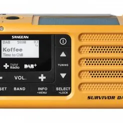 Target Sangean DAB Solcelle Radio Gul MMR88 340088