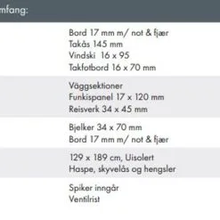 Redskapsbod Finnstorp 5  5 M² 10004 -Hus, Hage & Fritid Salg w1200h786 3