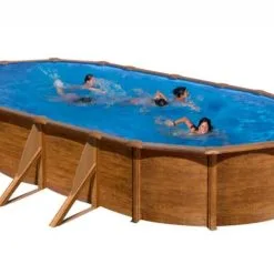 Swim & Fun Basic Basseng Oval 610 X 375 X 120 Cm Brun -Hus, Hage & Fritid Salg w1200h795 5
