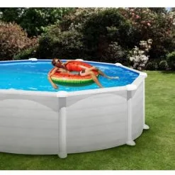 Swim & Fun Basic Basseng Rundt Ø550 X 132 Cm Hvit -Hus, Hage & Fritid Salg w1200h800 149