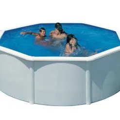 Swim & Fun Basic Basseng Rundt Ø350 X 120 Cm Hvit -Hus, Hage & Fritid Salg w1200h811 3