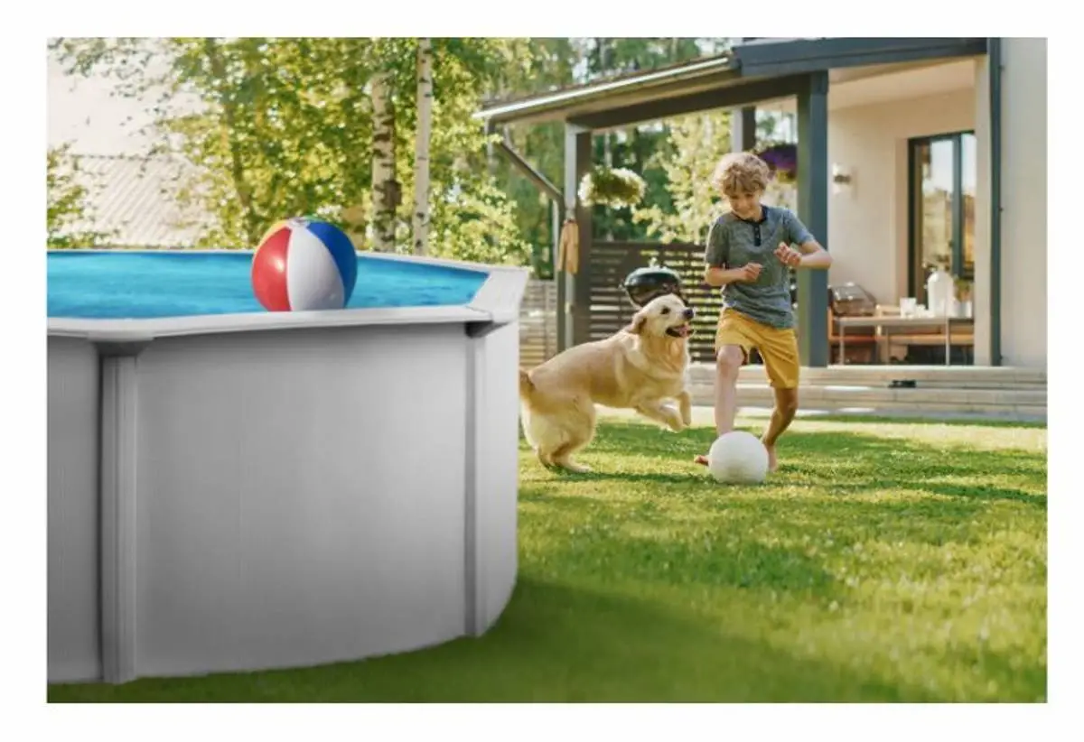 Swim & Fun Classic Svømmebasseng Rundt Ø550 X 120 Cm Hvit 4 Swim & Fun Classic Svømmebasseng Rundt Ø550 X 120 Cm Hvit - Bilde 2