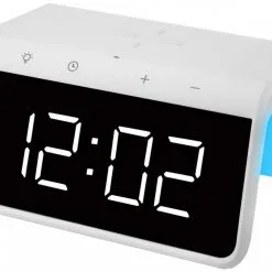 Target Trådløs Lader Med Klokke, Audix SY-W0258, Hvit 220259 -Hus, Hage & Fritid Salg w1200h829