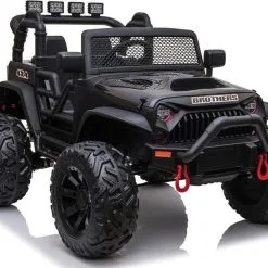 Jeep Wrangler XL 4x4 12V/14Ah Servostyring Elektrisk Bil For To