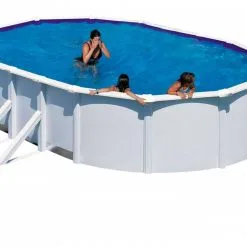 Swim & Fun Svømmebasseng 610 X 375 X 120 Cm Hvit -Hus, Hage & Fritid Salg w1200h847