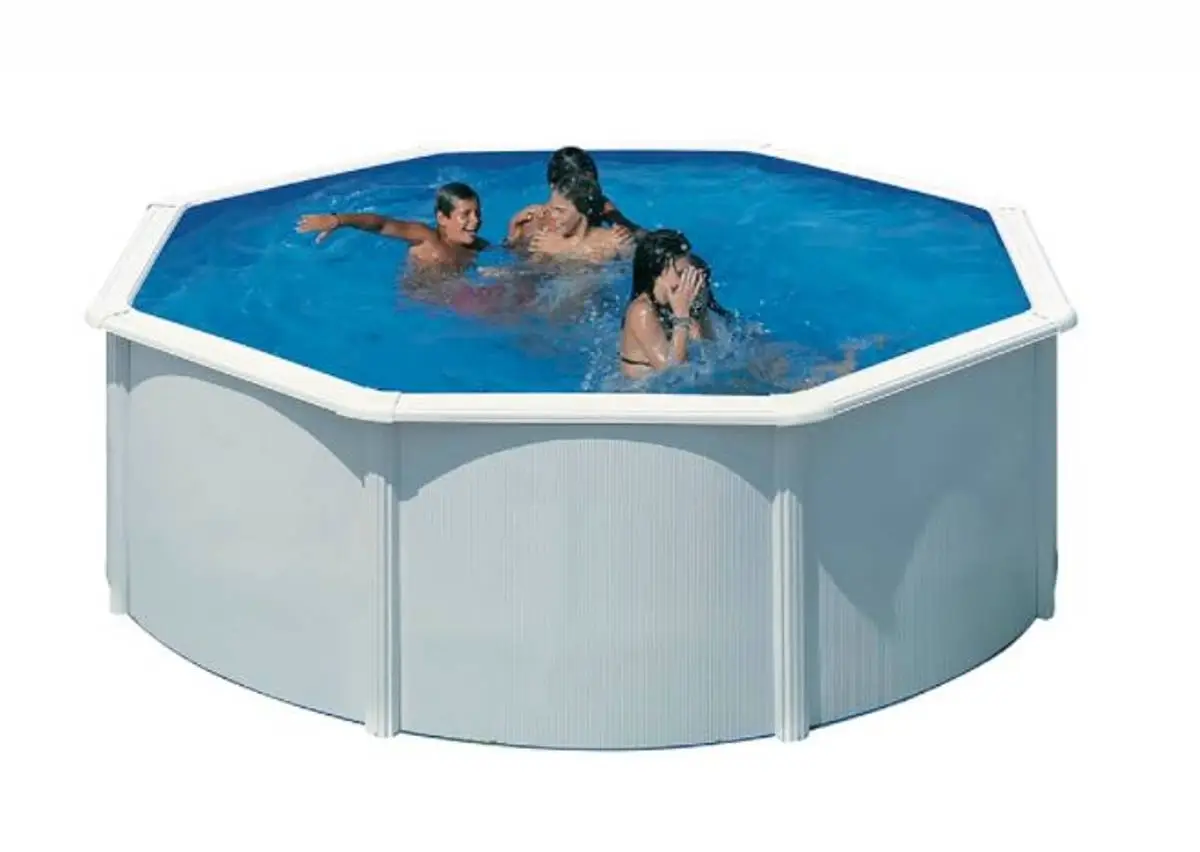 Swim & Fun Basic Basseng Rundt Ø350 X 132 Cm Hvit 5 Swim & Fun Basic Basseng Rundt Ø350 X 132 Cm Hvit - Bilde 3