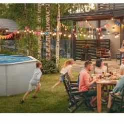 Swim & Fun Basic Basseng Rundt Ø350 X 120 Cm Hvit -Hus, Hage & Fritid Salg w1200h862 2