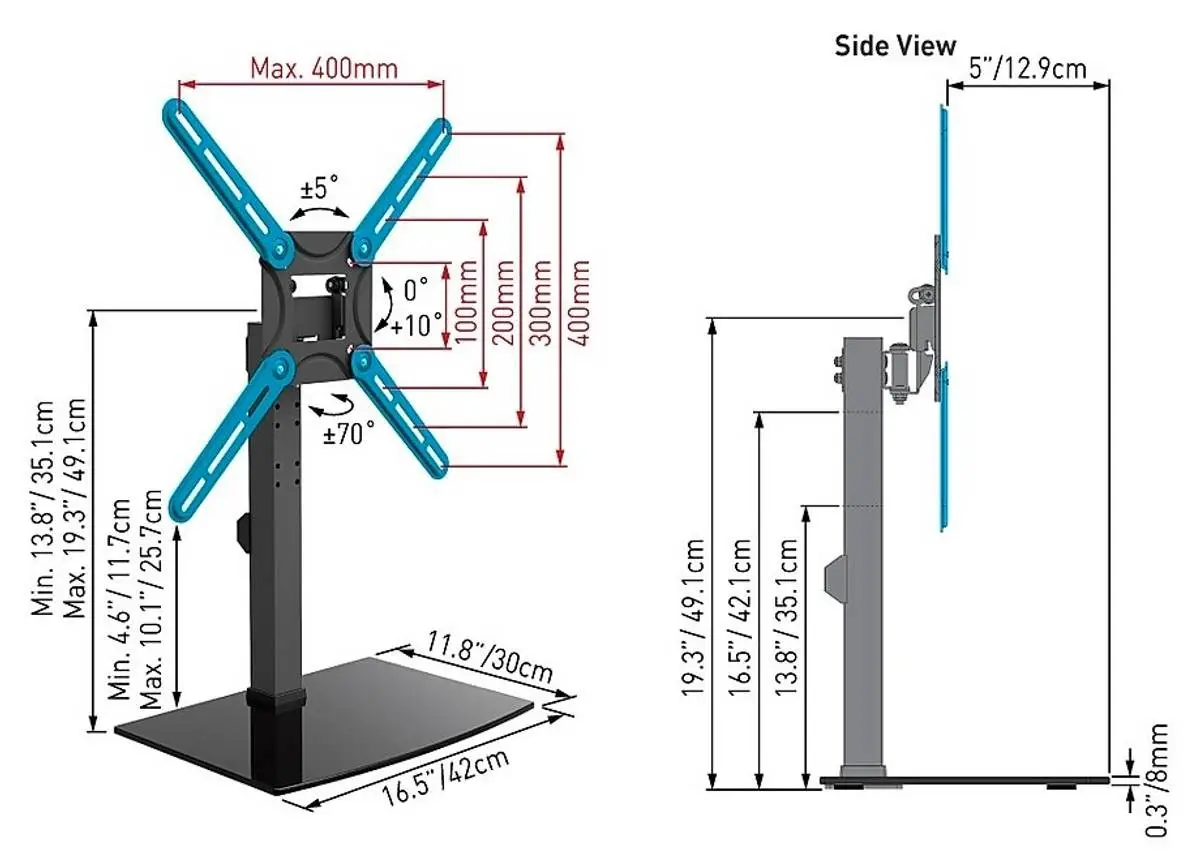 Target Barkan Bordstativ 29-58 390320 4 Target Barkan Bordstativ 29-58 390320 - Bilde 2