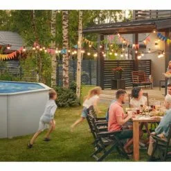 Swim & Fun Basic Basseng Oval 500 X 300 X 120 Cm, Hvit -Hus, Hage & Fritid Salg w1200h864 2