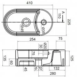 Eico Seventy 41 Vask I Hvit Porselen -Hus, Hage & Fritid Salg w1200h888 2