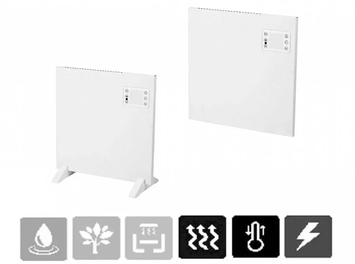 Target HomeLine Panelovn 800 W WiFi Hvit HLHW-800 4 Target HomeLine Panelovn 800 W WiFi Hvit HLHW-800 - Bilde 2