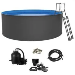 Swim & Fun Santorini Basseng Xl Rundt Ø460 X 120 Cm