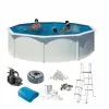 Swim & Fun Basic Basseng Rundt Ø460 X 120 Cm Hvit -Hus, Hage & Fritid Salg w1200h951 3