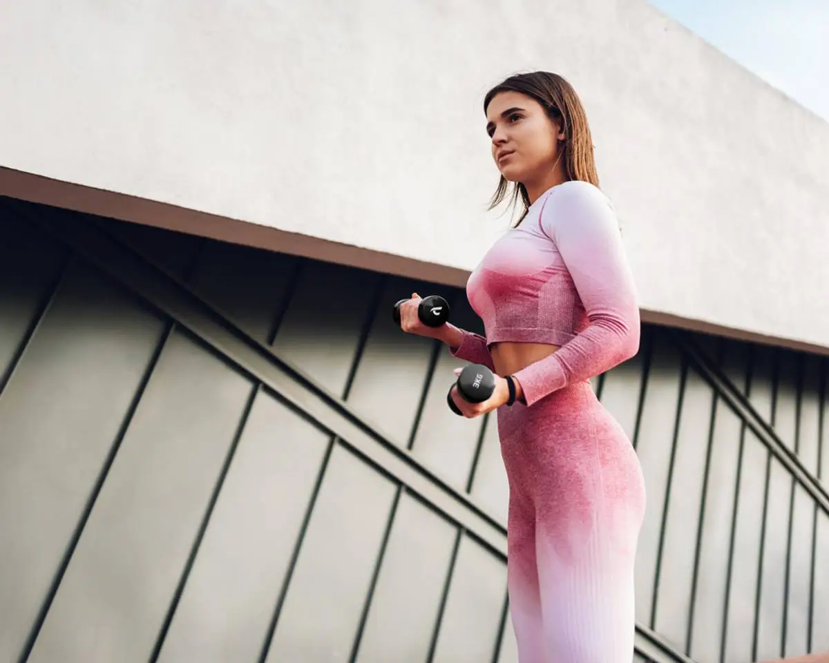 Christopeit Sport Christopeit Vinyl Manualsett 2 X 1 Kg - Grippy Belegg Sikrer God 5 Christopeit Sport Christopeit Vinyl Manualsett 2 X 1 Kg - Grippy Belegg Sikrer God - Bilde 3