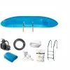 Swim & Fun Nedgravd Basseng Oval 800 X 400 X 150 Cm -Hus, Hage & Fritid Salg w1200h963 1