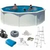 Swim & Fun Basic Basseng Rundt Ø460 X 132 Cm Hvit -Hus, Hage & Fritid Salg w1200h969 2