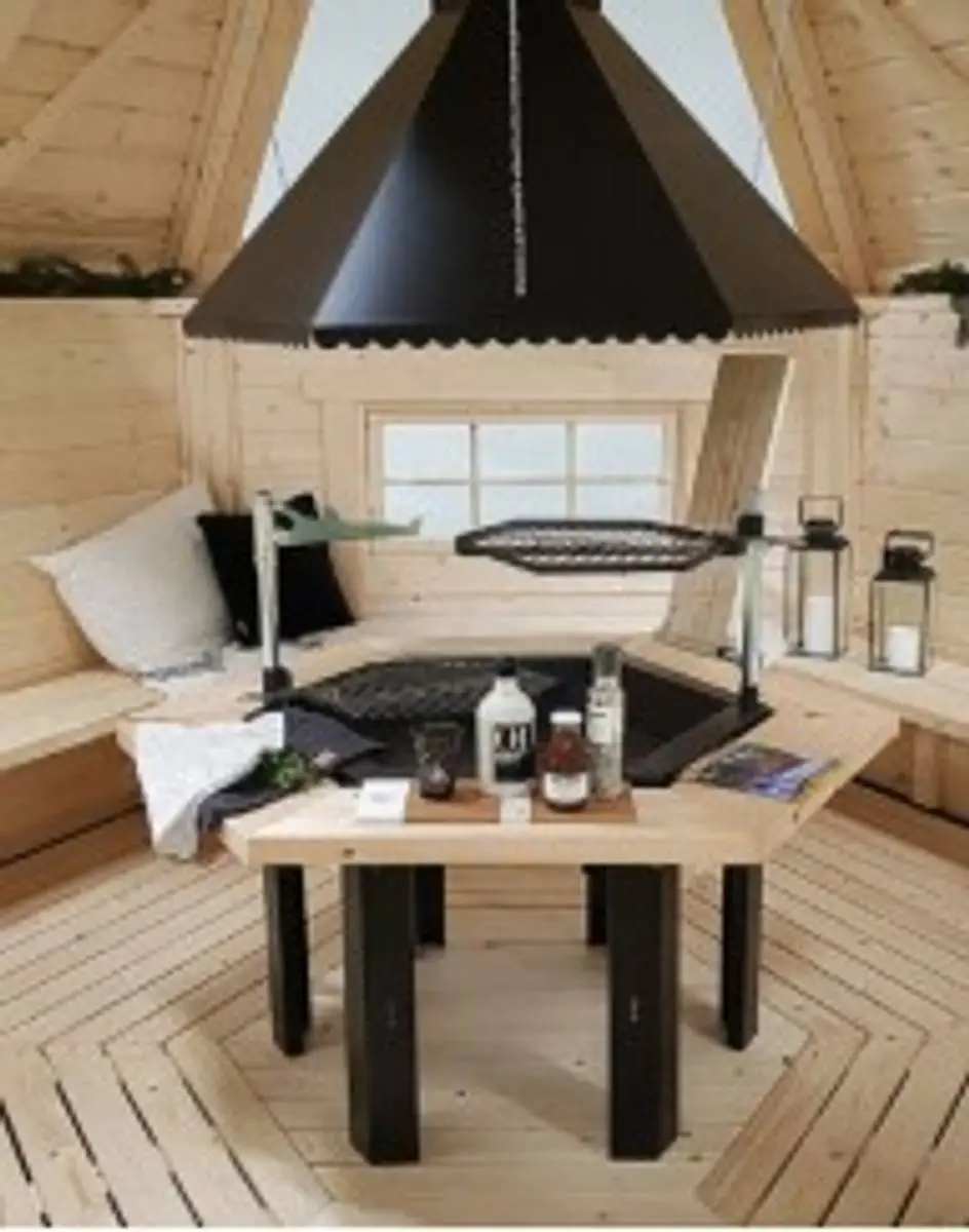 Arnøy grillkåte Eksklusive Med skyroof 9,5m² 24709 4 Arnøy grillkåte Eksklusive Med skyroof 9,5m² 24709 - Bilde 2