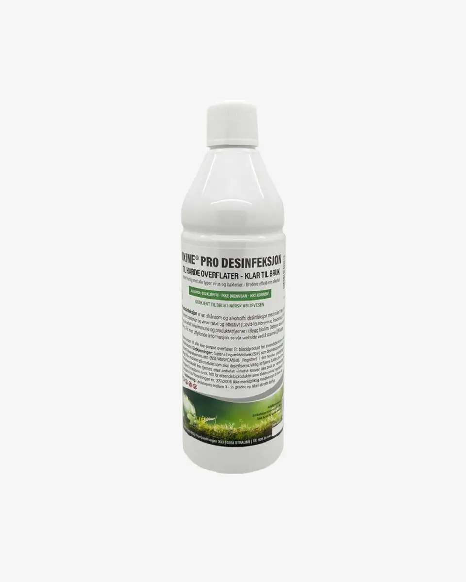 Oxine Pro Desinfeksjon - 0,5 liter 3 Oxine Pro Desinfeksjon - 0,5 liter